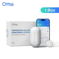 Ottai CGM Continuous Glucose Monitoring Kit 14 DaysX24H Blood Glucose Monitor No Finger Pricking