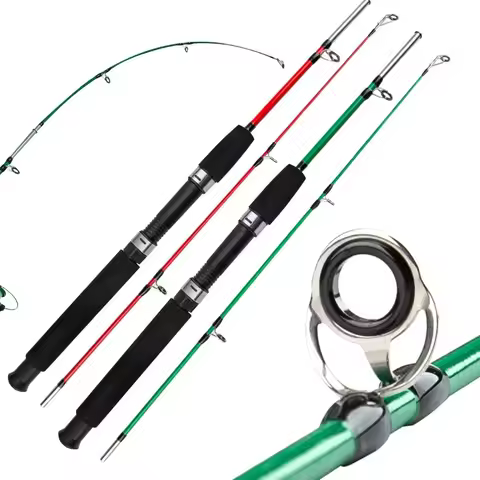 High Quality 1.0m Length Spinning Rod 107g Lure Weight 2 Sections Fishing Rod Carbon Travel Fishing 
