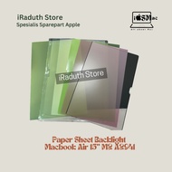 Paper Sheet Backlight LCD Macbook Air 13 M2 2022 A2941
