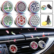 Aromatherapy Jewelry Locket Pendant Car Air Freshener Aroma Diffuser Perfume Essential Oils Diffuser Car Clip Vent Dropshipping
