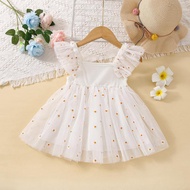 Dress Baby Girl 1 2 Years Old Girl Dress Imported Korean style baby Girl Birthday Guan