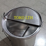 Tong Mie Ayam Baso Sekat Lepas 35 Cm Alumunium / Dandang Buleng Panci