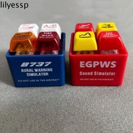 LILYES EGPWS Warning Simulator, 737 Airbus Aircraft Route Pilot Keychain, Collection Plastic Pendant