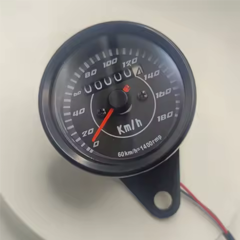 A04E-New Motorbike Dashboard Retro Retrofit Small Code Meter Kilometre Meter Motorbike Universal Sin