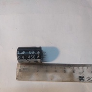 Random 450V 68UF or 400V 68UF capacitors (cut goods).