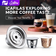 【i Cafilas】[YN01] Capsules Converter Filter Reusable Coffee Pod Adapter for Nespresso Vertuoline Machines DELONGHI