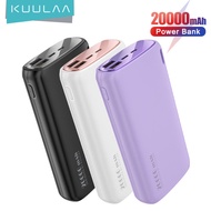 【Malaysia Stock】KUULAA Power Bank 20000mAh Portable Charging Poverbank Mobile Phone External Battery Charger Powerbank 20000 mAh for Xiaomi OPPO VIVO