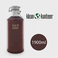 【美國Klean Kanteen】快扣啤酒窄口不鏽鋼瓶-1900ml 深琥珀