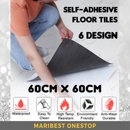 60x60cm SELF ADHESIVE PVC FLOOR MAT MARBLE DESIGN WATERPROOF Tiles Bathrooms Kitchen Countertops PVC