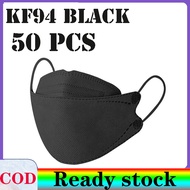 SWODYKA 50PCS KF94 face mask Korean medicos 4ply surgical face mask 4 Layers of Protection Korea Respiratory Protection Products Protective Cover Prevent Influenza and Antibacterial Cover Reusable and Waterproof Prevent Pollution and Dust Korean