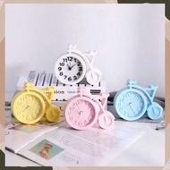 Bicycle Alarm Clock / Analog Clock / Cute Clock / Unique Clock / Bicycle Shape Clock / Bicycle Alarm
