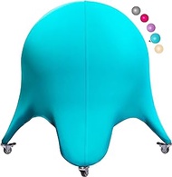 SportShiny Starfish Balance Ball Chair–Exercise Stability Yoga Ball Ergonomic Chair for Office&amp; Home Desk with Slipcover&amp;Air Pump,Improve Balance,Core Strength&amp;Posture,Relieve Back Pain,24-inch, Aqua