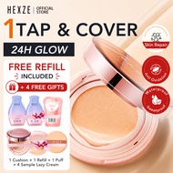New  HEXZE Cushion Foundation Concealer Oil Control High Coverage Makeup Long-lasting (15g)
