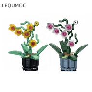 lego orchid Accessories green plant moth orchid bonsai succulent model building blocks toys kids DIY gifts 19013