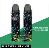 Garskin Skin OXVA XLIM v2 warp sticker RESIN cyan green