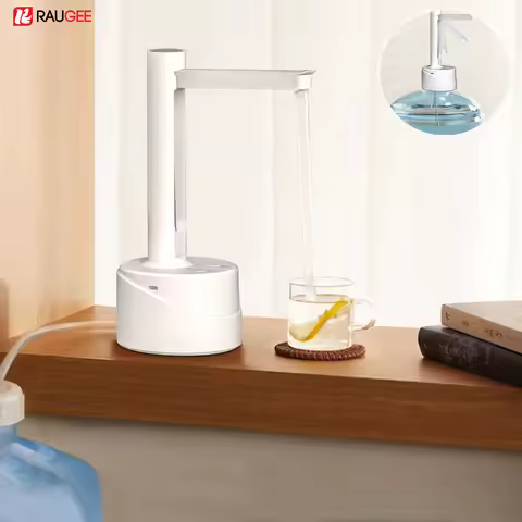 Electric Water Pump Dispenser 2 in 1 Desktop Water Bottle Dispenser 19 Liters Foldable Rechargeable