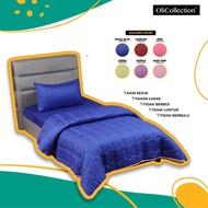 !!️BEST QUALITY!!️ SET CADAR SINGLE & COMFORTER / SINGLE BEDSHEET WITH COMFORTER