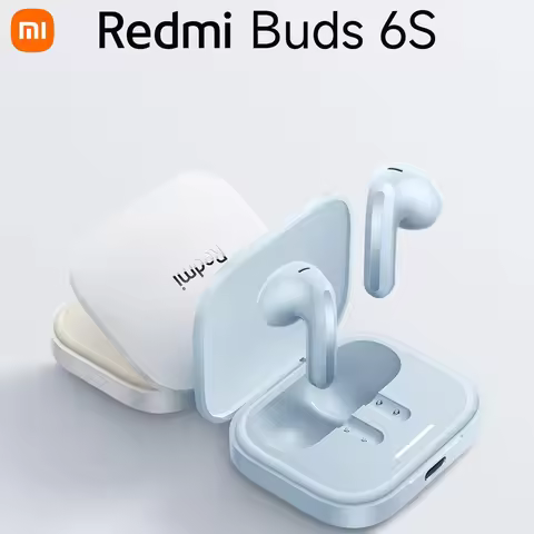 2024 Xiaomi Redmi Buds 6S Earphone TWS Bluetooth 5.3 Wireless Headset SoundID Active Noise Canceling