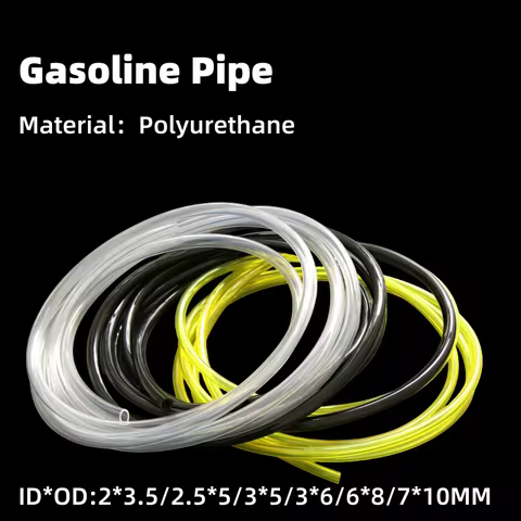 1/2/5M Fuel Gas Hose String Tube Petrol Pipe for Trimmer Chainsaw Blower Hoses DIY Tools 2x3.5/2.5x5