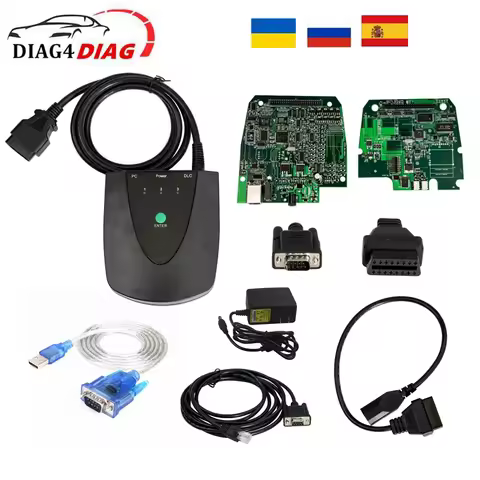 For Honda HDS HIM Diagnostic Tool Newest V3.104.24 No Need Activation With USB to RS232 Cable & Doub