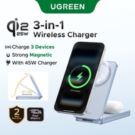 UGREEN 2-IN-1 Magflow Qi2 25W Magnetic Wireless Charger 25W for iPhone 17 Pro Max iPhone 17 Pro iPho