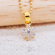 [ 📌พร้อมส่ง ] จี้เพชรแท้ 💎 ทองคำแท้9K (ทอง37.5%) เพชรแท้น้ำ100 เบลเยี่ยมคัต [9KPP723]📌ไม่รวมสร้อยคอ