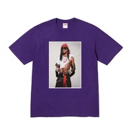 Supreme 25FW Playboi Carti Tee Photo Short T Fluorescent Yellow Purple XL