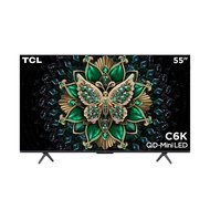 HomePro ทีวีคิวดี มินิแอลอีดี 55 นิ้ว (4K LED GOOGLE TV) 55C6K แบรนด์ TCL