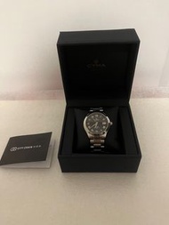 🈹️🈹️100%New Cyma名牌機械大面黑色羅馬數字銀色手錶（特價$4300包順豐站，不退換）（有保養）（男女都