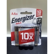 Energizer battery AA 8pcs