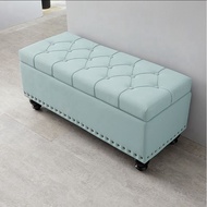 【High Quality】 Byto Shoe Bench Home Storage Bench Long Bench Sofa Bench Rectangular Footstool Storag
