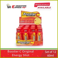 ∴ ▨ ∳ BFI E-Drugstore Booster C Energy Shot Original 12 60mL Bottles