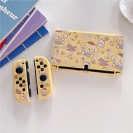 Nintendo Switch Oled Case 👑  Sanrio PompomPurin  Pompom Purin   Nintendo Switch Case Split oled Game Soft Protective Shock-Resistant  Cover Pouch Storage Bag Protective Lite Protector Hard Quality Material Shock Resistant split OLED shell ns full package
