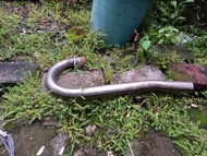 Pipa leher knalpot leheran trail motor honda tiger megapro mp pipa header Gl