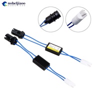 NOBELJIAOO 2Pcs 12V LED Warning Canceller Decoder 501 T10 W5W NO Canbus OCB Error Load Resistor DC 1