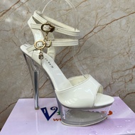 5 Inch Classy Elegant pageant heels glass heels 36-40