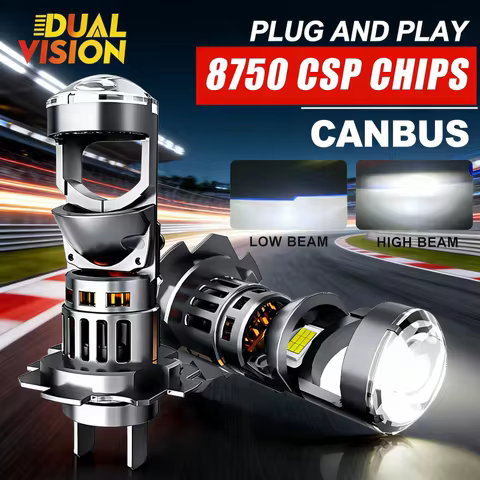 7000W H7 H4 LED Canbus Light 1:1 Mini Size Car Headlight With Projector Lens H11 H8 9005 9006 HB3 HB
