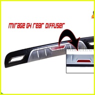 Mirage G4 2012 - 2017 Rear Bumper Diffuser