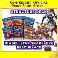 [Printing Post] Yugioh Deck - Diabellstar Snake-Eye Rescue-ACE