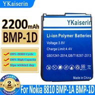 2200mAh YKaiserin Baery BMP-1D for Nokia 8810 BMP-1A Replacement Bateria