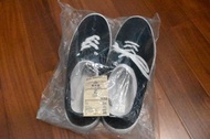 無印良品 Muji 有機棉 暗藍色 帆布鞋 (XL、27.5~28公分)