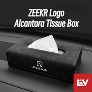 For ZEEKR Series Alcantara Tissure Box ZEEKR X & ZEEKR 009