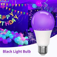 USNOW UV Purple Bulb, Atmosphere E27 UV Light Bulbs, Portable Blacklight Ultraviolet Lamp 10W 360 Gl