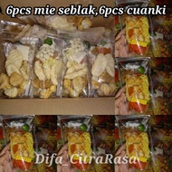 6 pcs cuanki, 6 pcs seblak mie seblak instant cuanki instant