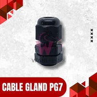 Cable Gland PG7 – Black PG-7 Cable Connector