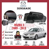 Preorder Fit Magnetic Sunshade Krei Mazda 3 Magnetic Sunshade Car Anti-Glare PREMIUM FIT SunshadeDAY