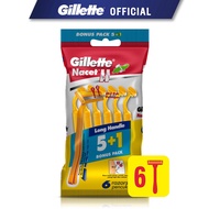 Gillette Nacet II Disposable Razor (5 + 1s)
