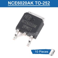 10pcs gốc nce6020ak để 252 SMD 60V/20A n-kênh mosfe Transistor