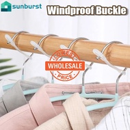 [Wholesale price] Silicone Strip Buckle Clothes Hanger Hook Clip Anti-drop Clothes Hanger Windproof Buckle Outdoor Drying Racks Hook  Fixed Hook Buckle Hanger Connector Anti Slip