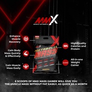 MMX MASS GAINER 13lbs (5.9KG) Halal Weight Gainer, Bulking, Sizing,Increase Muscle, Mass Protein, Ta